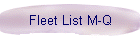 Fleet List M-Q